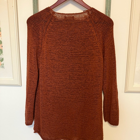 Burnt orange American Apparel tunic sweater - Picture 2 of 4